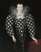 Marcus Gheeraerts Portrait of Mary Rogers, Lady Harington oil painting
